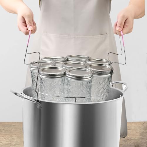 Canning Supplies Starter Kit with Stainless Steel Canning Rack and Accessories Tools