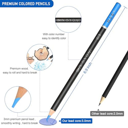 146Pcs Drawing and Sketching Colored Pencils Set (146 Count)