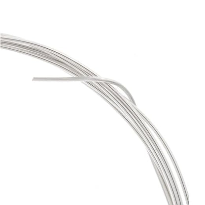 Adabele 5 Feet Authentic Sterling Silver Jewelry Wire Dead Soft Round Beading Wire (0.7mm/21 Gauge) Hypoallergenic Nickel Free for DIY Craft Jewelry Making SS281-0.7