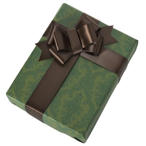 1-1/2 Inch Brown Ribbon 50Yards – Perfect for Gift Wrapping