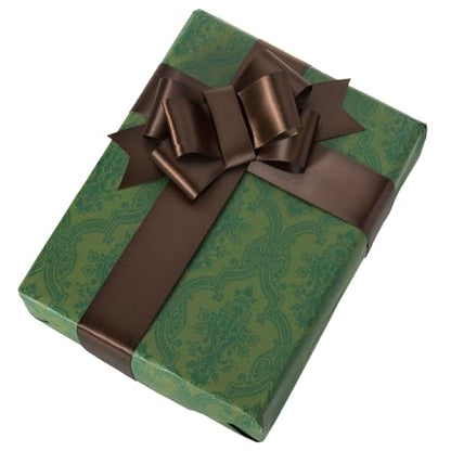 1-1/2 Inch Brown Ribbon 50Yards – Perfect for Gift Wrapping