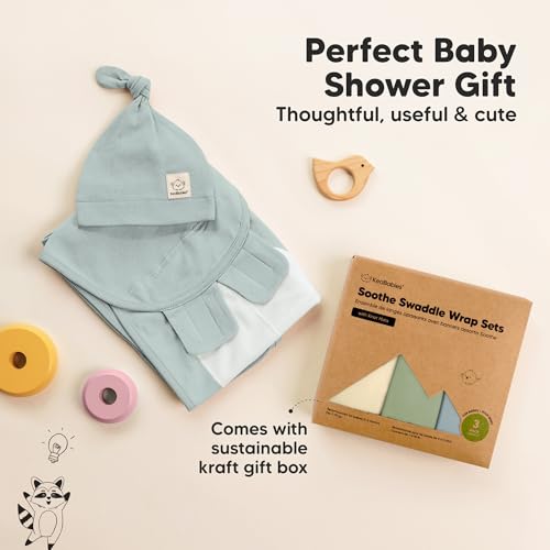 3pk Organic Swaddles for Newborns Girls
