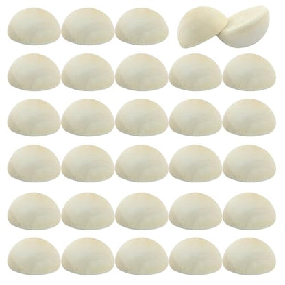Half Wooden Beads