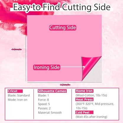 Pink Heat Transfer Vinyl Pink