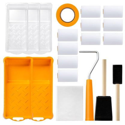 Mini Foam Paint Roller Kit