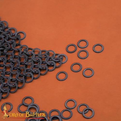 200G 1Kg Chainmail Loose Rings for Armor Crafting Perfect for DIY Chainmail Projects & Armor Repairs
