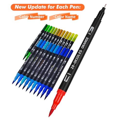 Dual Brush Pens (100 Count)