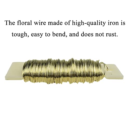 22Gauge Golden Floral Wire