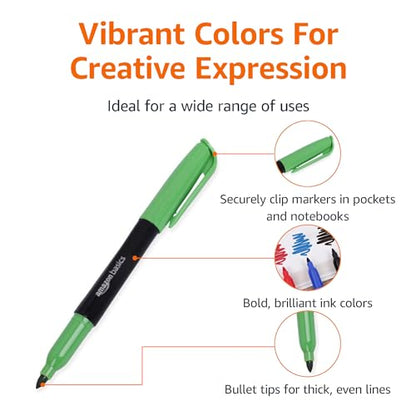 Vibrant Fabric Markers for T (8 Count)