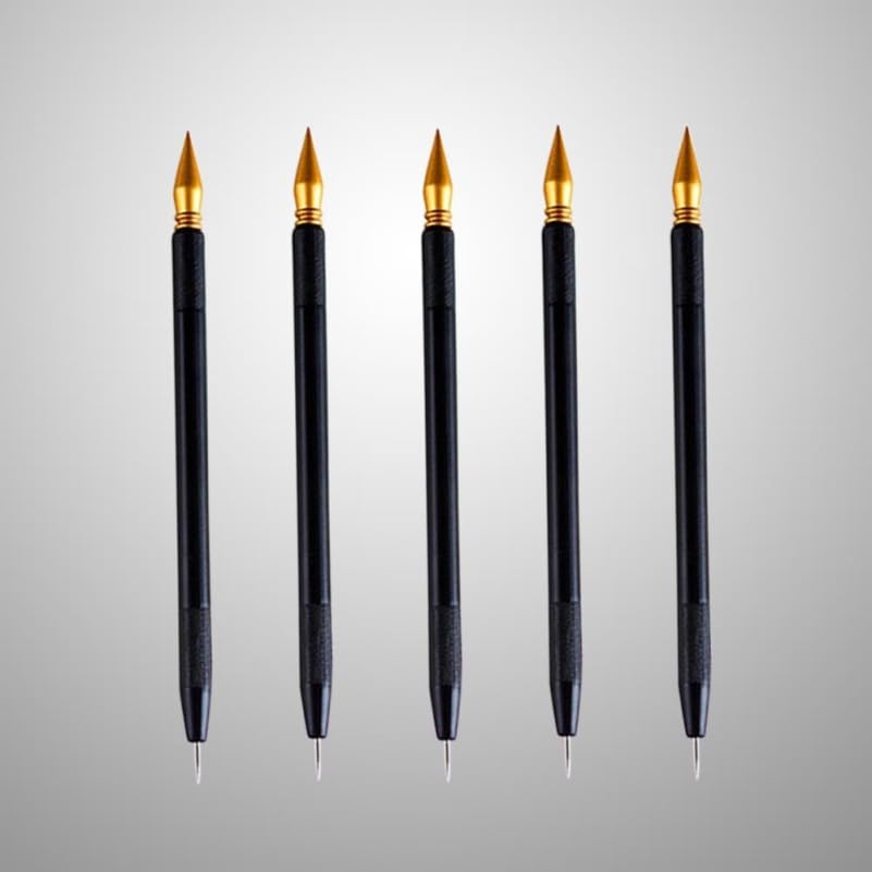 5 Pcs Sleek Shape Scratch Painting Pens Scraping Pen Paint for Kids Tools for Kids Paper Art Tool Multifunction Scraper Set