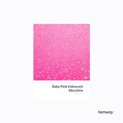 Resin Glitter Baby Pink Iridescent 100g Microfine (3.5274 Ounce)