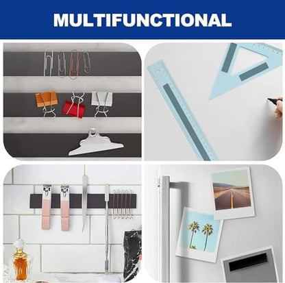 Magnetic Strips with Adhesive Backing 6 Pack