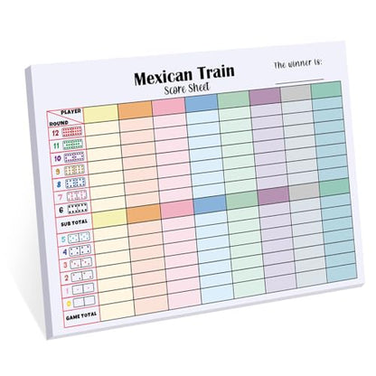 Mexican Train Score Pads