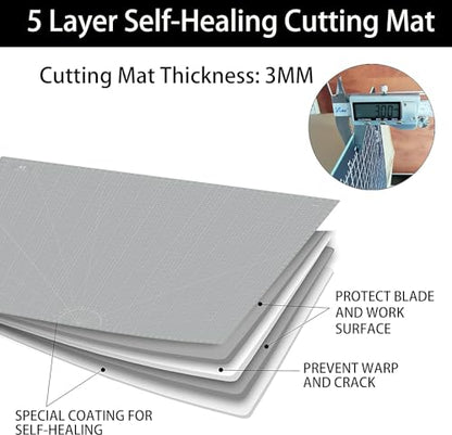 Thickened 36 x 48 Inch Self Healing Sewing Cutting Mat