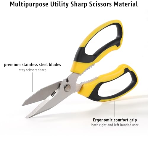 Utility Scissors All Purpose heavy duty 8