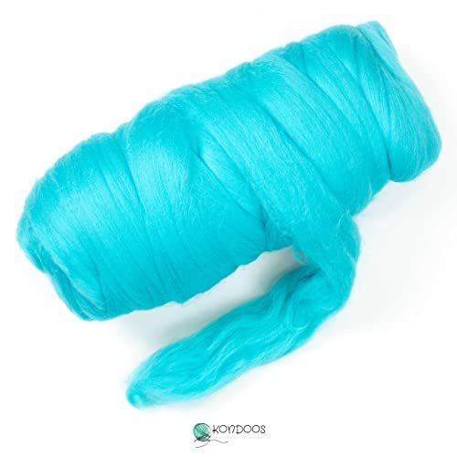 Colored Natural Wool roving (16 Ounce)
