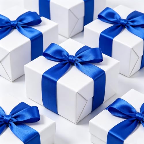 1 Inch x 100yds Royal Blue Satin Ribbon for Crafts (300 Foot)