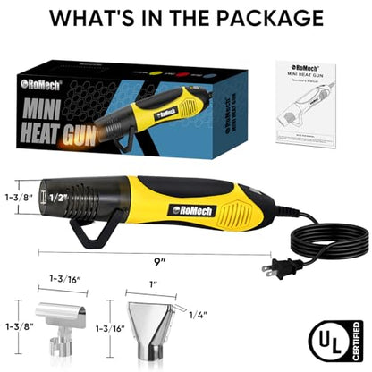 350W Heat Gun with 2 Nozzles