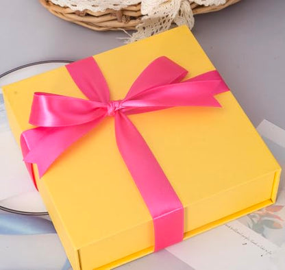1 Inch Rose Red Solid Satin Ribbon for Gift Wrapping