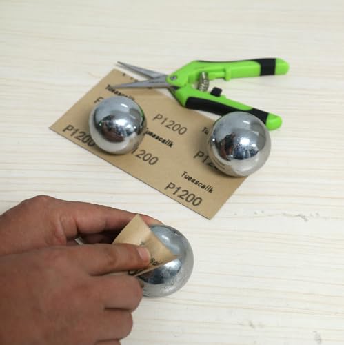 30Pcs 9 x 3.6 Inchs 1200 Grit Wet and Dry Handmade Universal Sanding Sheets (30 Count)