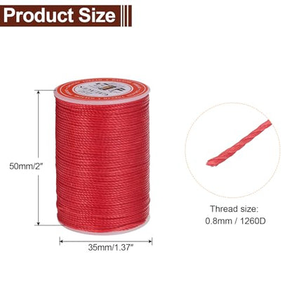 Round Leather Sewing Waxed Thread
