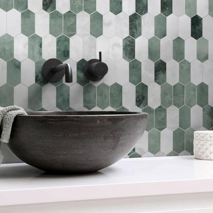 10 Sheet Peel and Stick Backsplash (9.68 Sq Ft)