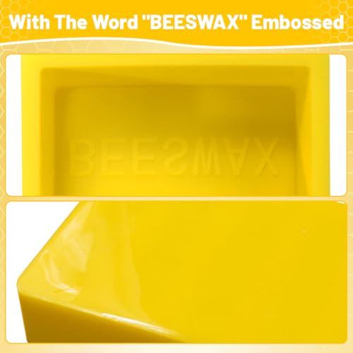 Silicone Beeswax Mold for 2 x 1 lb Blocks