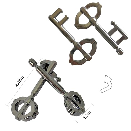 Metal Brain Teasers Puzzles 3PCS (3 Count)