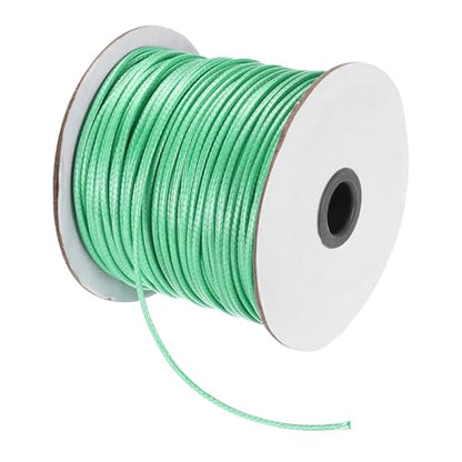 Waxed Cord 2.5mm Waxed Polyester Cord 87 Yard Wax String for Bracelet Making