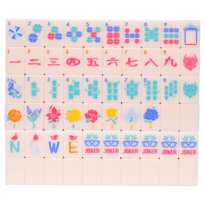 American Mahjong Tile Set with Carrying Bag and Accessories