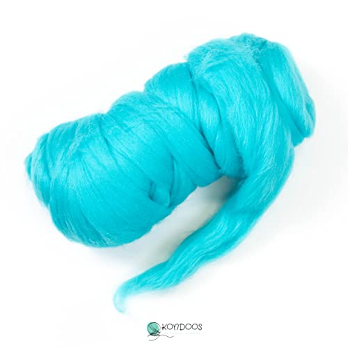 Colored Natural Wool roving (8 Ounce)