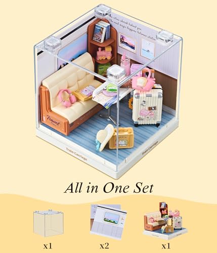 Train Carriage Super Miniature House Kit