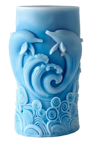 Ocean Animal Cylinder Candle & Resin Mold