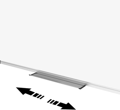 XBoard Large Magnetic Whiteboard 60 x 40 Inch, Dry Erase Board for Wall with Marker Tray | Aluminum Frame Message Presentation Board for Office School Homeschool