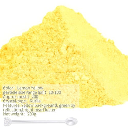 Mica Powder 7.05OZ（200g） (7.0548 Ounce)
