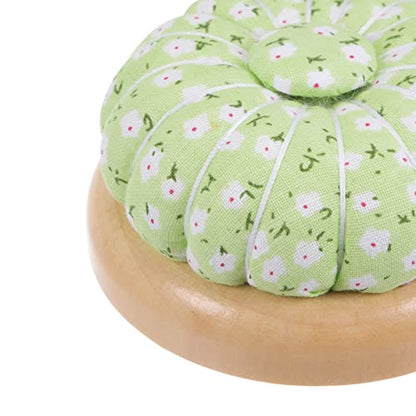 Pin Cushions Sewing Needle Cushion Needle Holder Pincushions with Magnetic Wooden Base for Sewing Quilting Needlework DIY Crafts