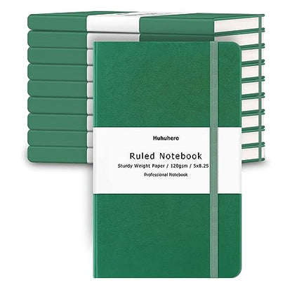 10 Pack Lined Notebook Journals