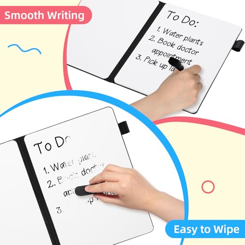 Portable Dry Erase Whiteboard Notebook