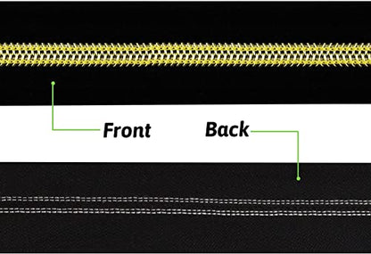 16.5 Yards 3 Piece Assorted Nylon Coil Zippers with 30 Sliders for DIY Tailoring and Crafts (3 Count)