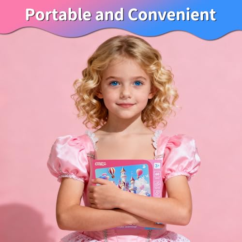 Princess Magnetic Puzzles for Toddlers 3 (60 Count)