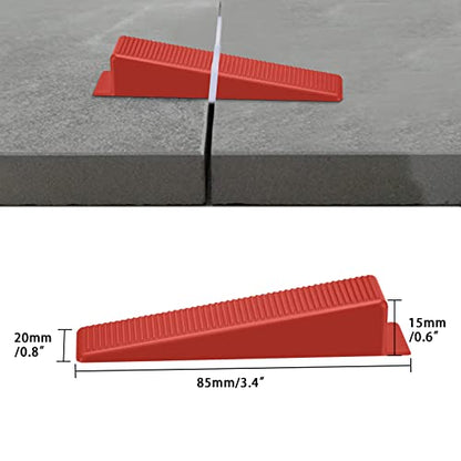 300PCS Tile Leveling System Reusable Tile Wedge for 1