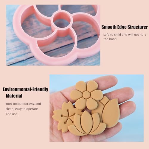 Flower Cookie Cutters Set (8 Count)