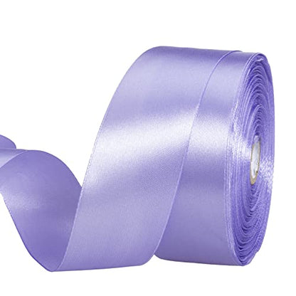 1 1 2 Inch Violet Solid Satin Ribbon for Gift Wrapping (150 Foot)