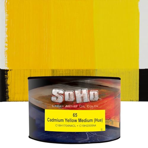 Oil Paint Cadmium Yellow Medium Hue (14.54 Fl Oz)