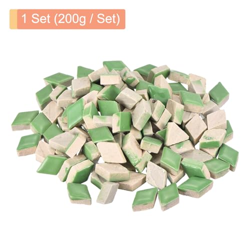 200g Ceramic Mosaic Tiles for Crafts Bulk