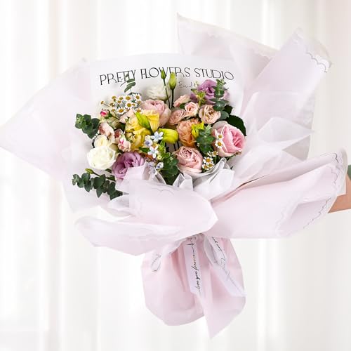 20 Sheets Flower Wrapping Paper (20 Count)