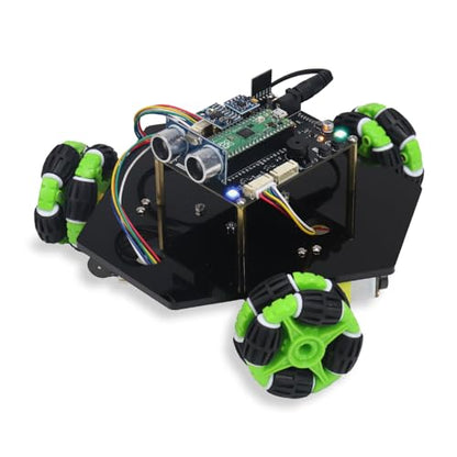 Omni Wheel Car Kit for Raspberry Pi Pico