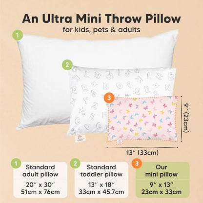 Mini Toddler Pillow with Pillowcase