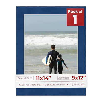 11x14 Mat Bevel Cut for 9x12 Photos