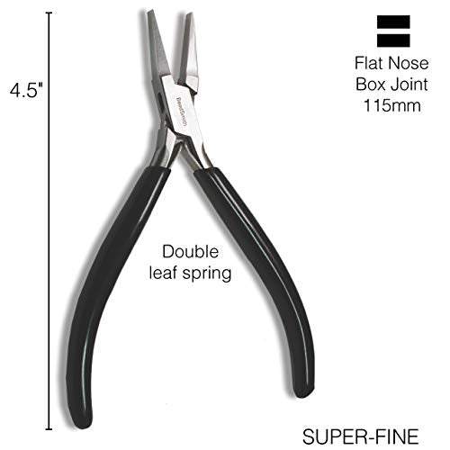 Flat Nose Pliers With Extra Fine Tips